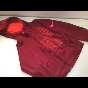 Boys zip up sweater.